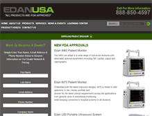 Tablet Screenshot of edanusa.com